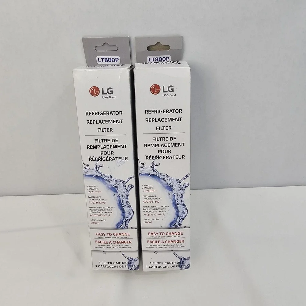 2 Pack Genuine LG NEW OEM Refrigerator Water Filter ADQ73613401 / LT800P